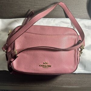 Coach Pink Leather Crossbody Bag